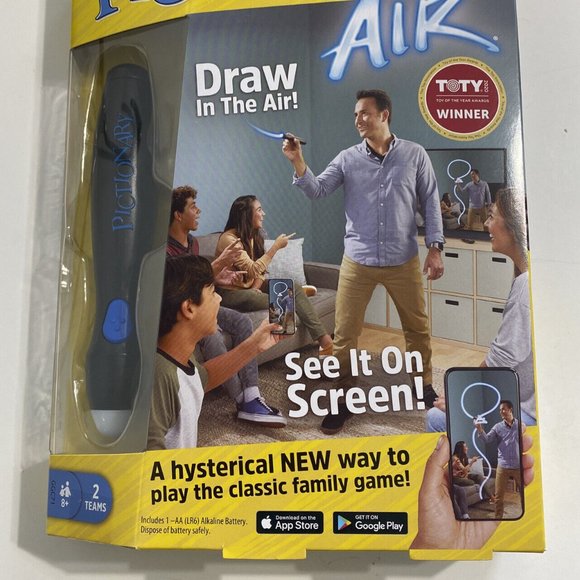 Pictionary Draw In The Air Family Team Game See It On Phone Tablet TV Screen NEW - Picture 2 of 7